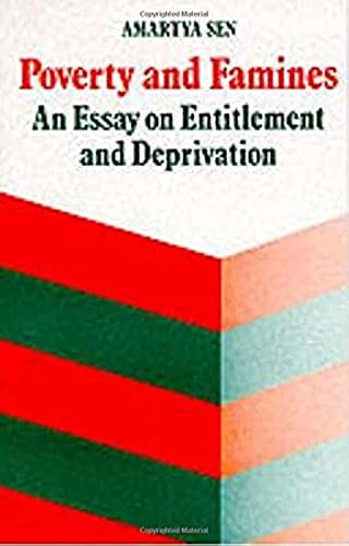 Poverty And Famines: An Essay on Entitlement and Deprivation von Oxford University Press